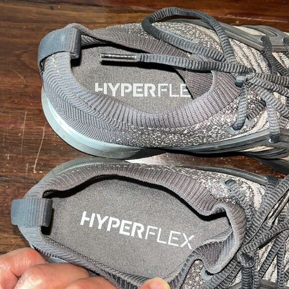 FootJoy Men's Hyperflex Stratofoam Gray lightweight Soft Spike Cleat Golf Shoes - Picture 5 of 7